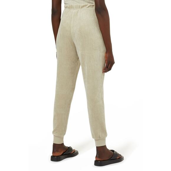 Fear of God Essentials Tan Drawstring Velour Track Pants Women's Size Small NWT - Picture 2 of 12